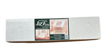 Solid Oak Lap Frame and Stand Needlepoint Cross Stitch - American Dream Products - Image 1 of 3