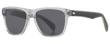 Rag&Bone RNB5031/G/S Unisex Square Sunglasses Blue Crystal Black Gold/Grey 56 mm
