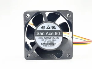 1 pièce Sanyo 6CM 109R0612G429 12V 0.24A convertisseur de fréquence ventilateur de refroidissement - Photo 1/1