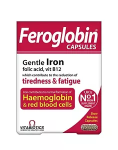 Vitabiotic Feroglobin-B12 30 capsules - Picture 1 of 1