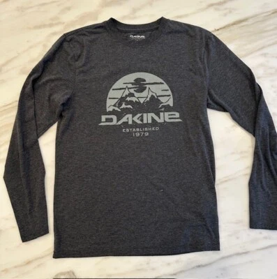 Camiseta Gráfica, Dakine Hombre Pequeña Gris Manga Larga Foto 1 de 4