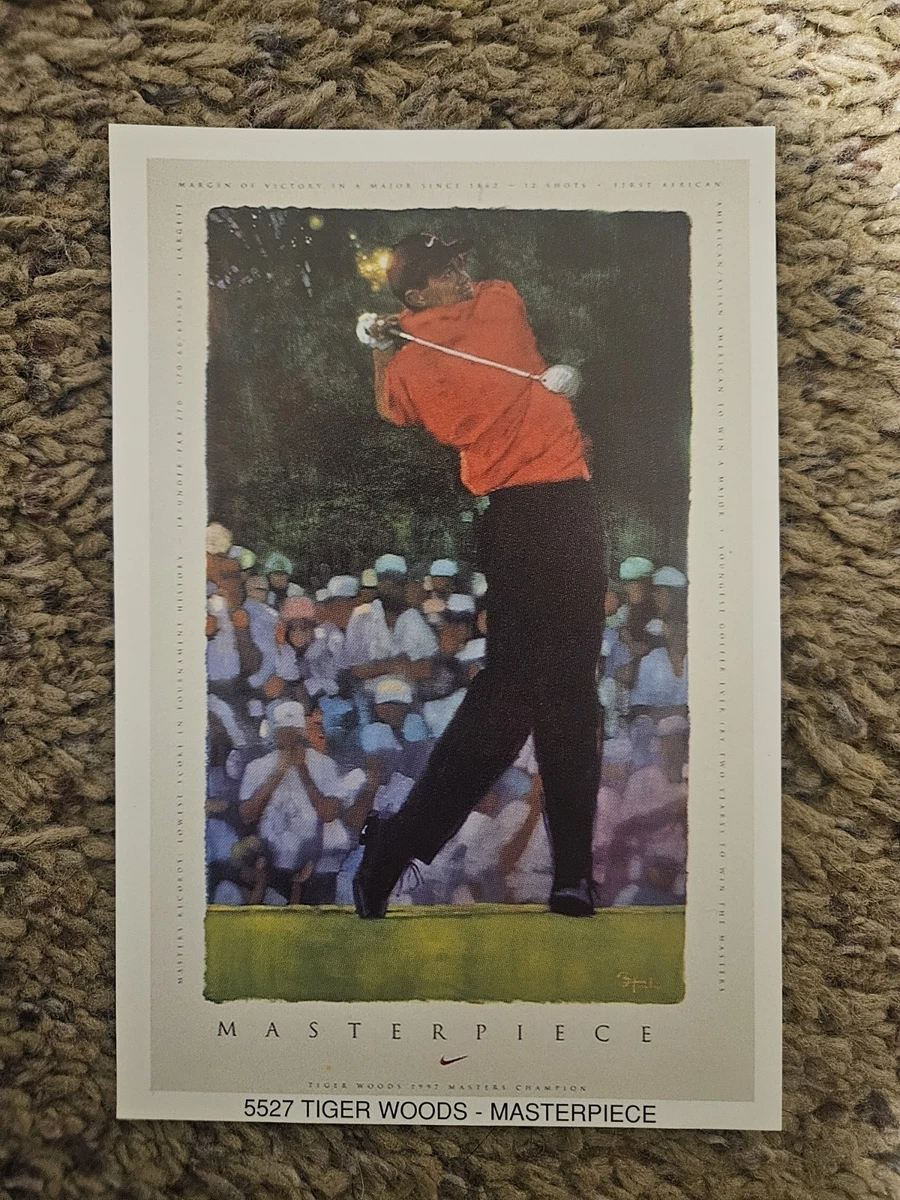 【新品未開封】90s NIKE Golf Tiger Woods ポスター Lot Detail - Tiger Woods Nike Golf Driven Poster
