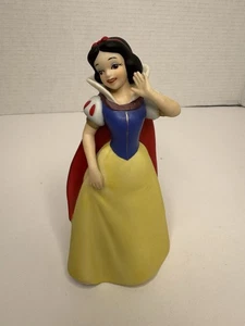 Disney Snow White Ceramic Porcelain Figurine Matte Finish 6 Inch - Picture 1 of 6
