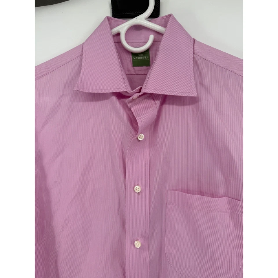 Camisa de vestir Sid Mashburn para hombre rosa con botones manga larga ver fotos 16/35 Foto 1 de 4