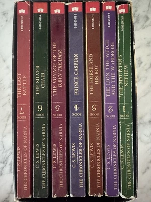 The Chronicles of Narnia Series Box Set #1-7 (PB) C. S. Lewis, Scholastic - Image 1 of 4