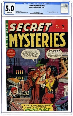 Secret Mysteries #16 CGC 5.0 1954 2091404002 - Image 1 of 2