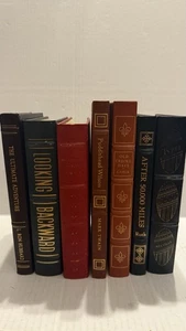 Lot of 7 Easton Press Leather Bound American Classics & Adventure Stories READ - Picture 1 of 24