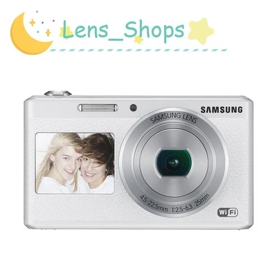 Samsung DV180F Digital Camera Dual Screen 16MP 5x Optical Zoom White Selfie Mode - Image 1 of 4