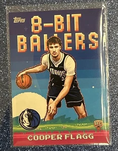 2025-26 Topps Basketball   #8B-31 COOPER FLAGG  (RC) 8-Bit Ballers - Mavericks - Picture 1 of 6