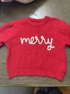 Merry Christmas Sweater Unisex Child’s 5 - Picture 1 of 2