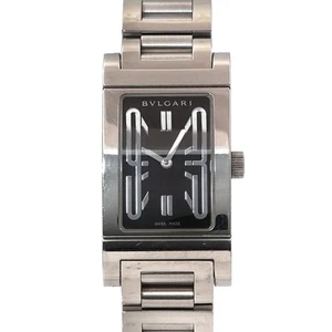 BVLGARI Rettangoro RT39S Quartz Black Dial Ladies Watch 90301359 - Picture 1 of 6