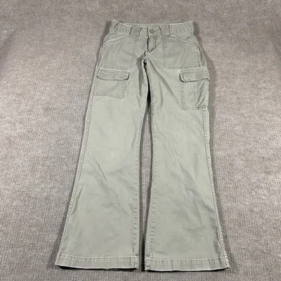 The North Face 裤子女式 4 军绿色 A5 系列工装喇叭弹力户外 — 第 1/4 张图片