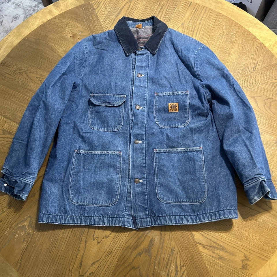 Abrigo Big Ben Denim Tareas Cuello Pana Manta Forrada Para Hombre De Colección Foto 1 de 4