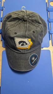 New University Of Iowa Hawkeyes Snapback Trucker Hat Cap Distressed Embroidered  - Picture 1 of 7