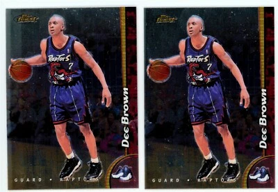 1998-99 Topps Finest No Protector Dee Brown #153 (2) - Image 1 of 2