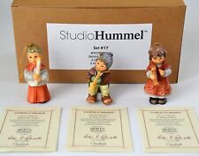 Berta Hummel Ornaments Set #17 96055 2001 Studio Hummel Goebel New, Coa Gift Box
