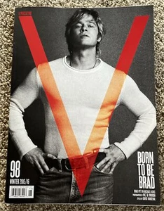 Born to be BRAD PITT Inez & Vinoodh V FASHION MAGAZINE Winter 2016 issue # 98 US - Picture 1 of 2