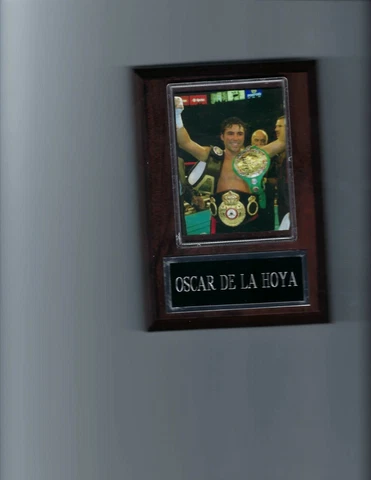 OSCAR DE LA HOYA PLAQUE BOXING PHOTO PLAQUE Cover