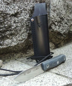 Cudeman Messer 182-T SANABRIA II Mini Bushcraft Fahrtenmesser MoVa Stahl Micarta