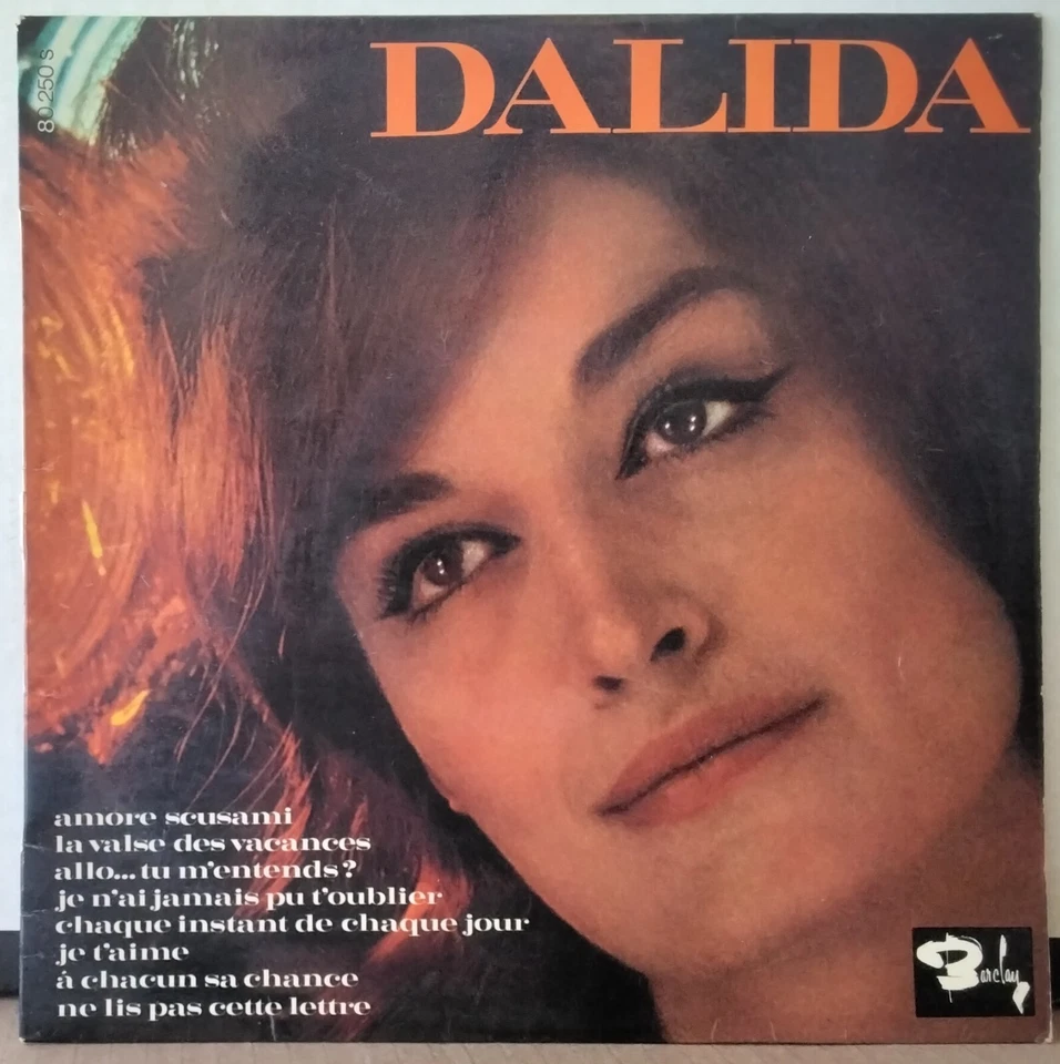 DALIDA - DALIDA 1964 BARCLAY 80 250 S FRANCE POP CHANSON 10" LP RARE!!! - Image 1 of 4