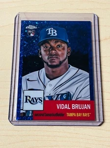 2022 Vidal Brujan Topps Chrom Platin #32 blau Mini-Diamant Refraktor RC/199 - Bild 1 von 2