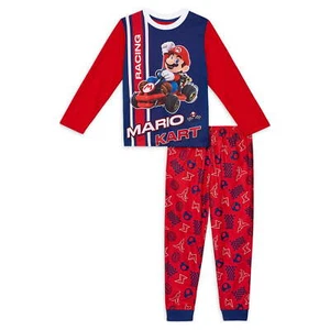 Mario Brothers Boys Long Sleeve  Pajamas Set Size 8 NWT Nitendo Licensed - Picture 1 of 4