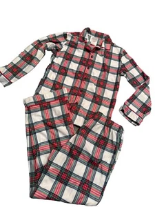 Plaid pajama Christmas set girls size 12 - Picture 1 of 3