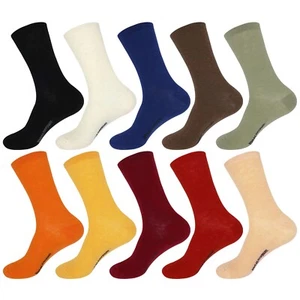 BambooMN Unisex Men Women Rayon from Bamboo Wool Blend Athletic Crew Socks - Picture 1 of 19