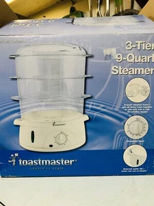 Toastmaster 3 Tier, 9QT Electric Food Steamer for Cooking Vegetable Steamer - Picture 1 of 7