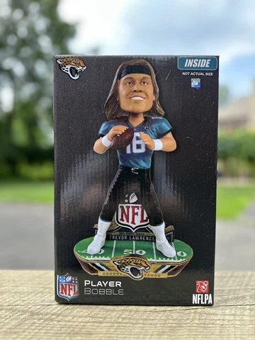 TREVOR LAWRENCE JACKSONVILLE JAGUARS NFL 2021 Rookie Series Bobble FOCO ORIG BOX Cover