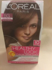 3XL'Oreal Healthy Look Hair Color MediumGolden Brown Golden Truffle 5G ORIGINAL  - Picture 1 of 8