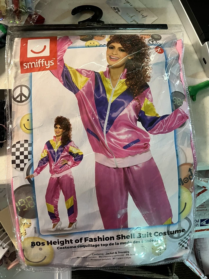 Smiffys 80s Height of Fashion Shell Suit Costume. 39660S