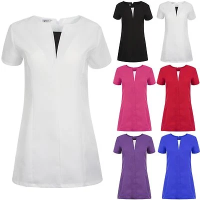 VESTIR'S SPA Beauty & Hair Salon/ Hairdressing Beautician Uniform Massage Therapist Tunic
