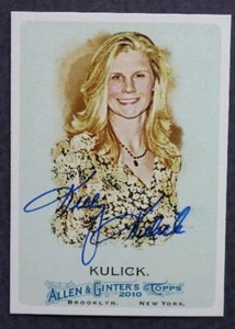 Carta PBA Bowling Champ Kelly Kulick autografo firmato 2010 Topps Allen & Ginter - - Foto 1 di 1