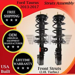 Monroe Genuine OEM Front Struts For 2013-2017 Ford Taurus Lifetime Warranty - Picture 1 of 12