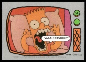 1990 Topps The Simpsons #56 Aaauuughhh! EX+ - Picture 1 of 2
