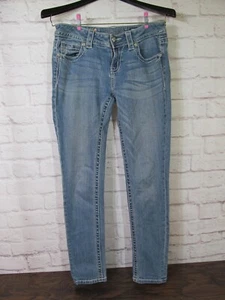 miss me jeans size 27 mid-rise cuffed skinny small stains see pics - Picture 1 of 12