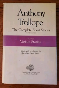 Anthony Trollope: The Complete Short Stories - Volume V 5 ~ Various Stories w/DJ - Picture 1 of 10