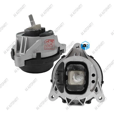 FEBI 2 Pair Front Engine Mount For BMW Series 1 3 F30 F31 F35 F80 22116854251+52 - Image 1 of 4