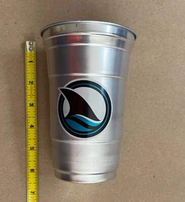 Мяч алюминиевый многоразовый чашка, Сан-Хосе акулы НХЛ хоккей, 20 унций - Изображение 1 из 3