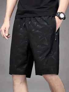 Men's Quick-Dry Sports Shorts Summer Gym Fitness Running Training Breathable - Picture 1 of 7