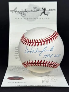 Dave Winfield AUTO MLB Signed Baseball Padres Yankees HOF 2001 Inscription - Picture 1 of 6