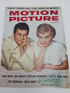 November 1958 TONY CURTIS/JANET LEIGH Motion Picture Magazine w/ELVIS/LIZ TAYLOR - Picture 1 of 8