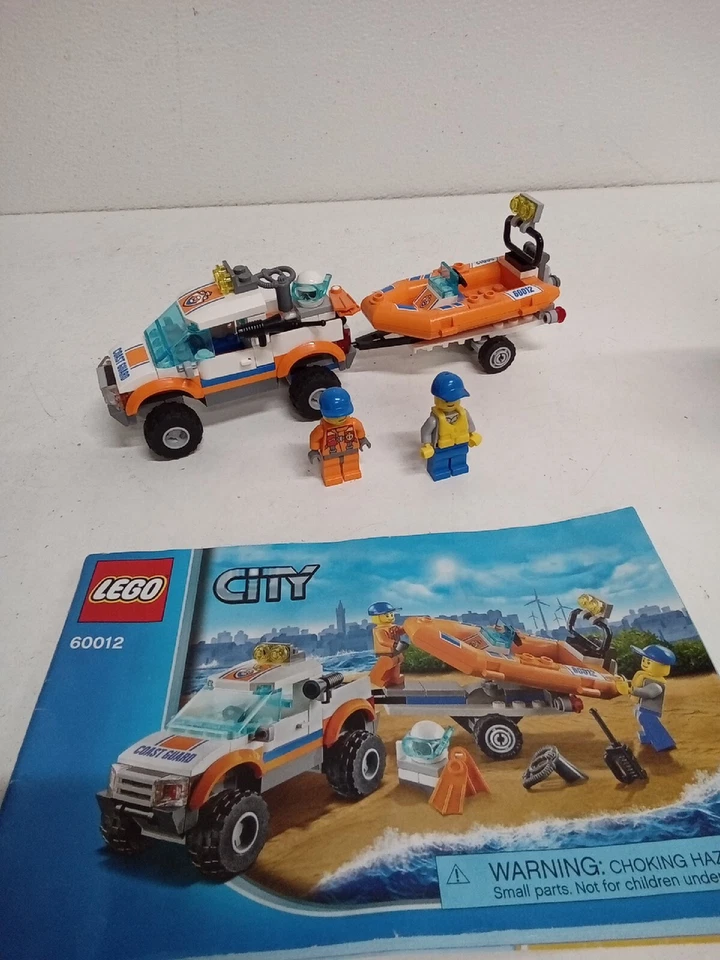 LEGO CITY: Coast Guard 4x4 & Diving Boat (60012) 100% Complete with manual #2T2 - Image 1 of 2