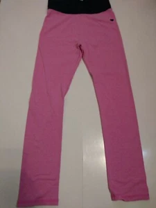 Oshkosh Girls Size 14 Pink Navy Blue Band Lounge Pants Leggings - Picture 1 of 12