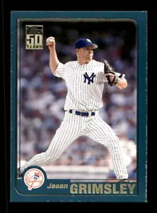 2001 Topps Employee #258 Jason Grimsley - Ex+ EXACT SCAN /150 - Picture 1 of 2