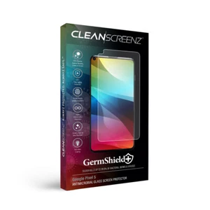 CleanScreenz™ GermShield+ Antimicrobial Tempered Glass Phone Screen Protector - Picture 1 of 44