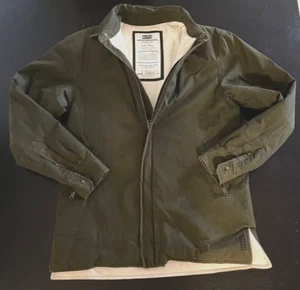 KITH Lincoln Shirt, Olive Green Jacket, Cotton Twill & Wire-Lined, Size: Large - Picture 1 of 9