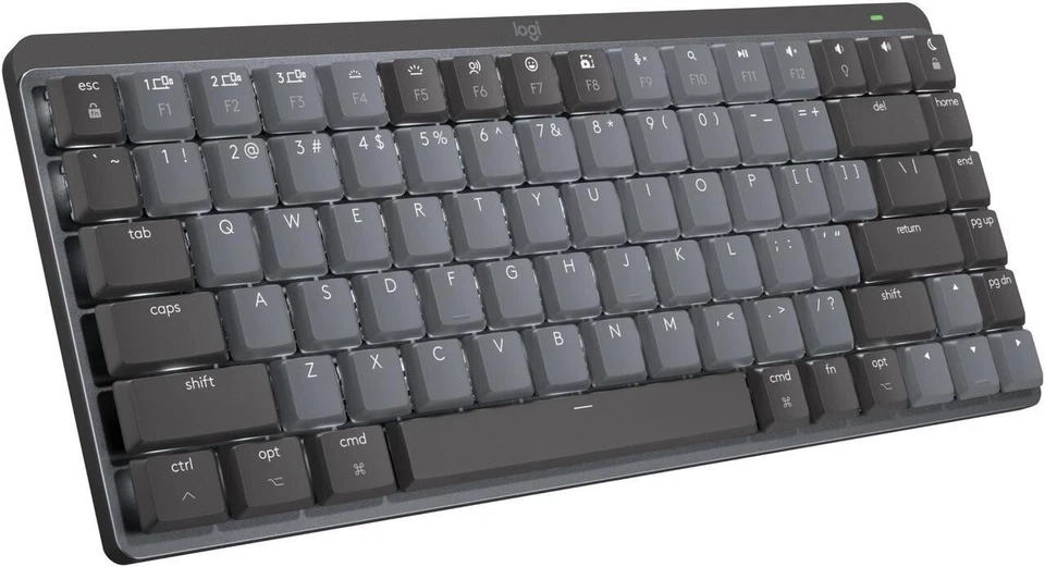 Logitech MX Mechanical Mini for Mac Wireless Illuminated Keyboard Grey-920010831 - Image 1 of 1