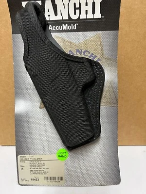 BIANCHI NEW ACCUMOLD SIZE 13, LEFT HAND, THUMB SNAP MODEL 7105, BLACK